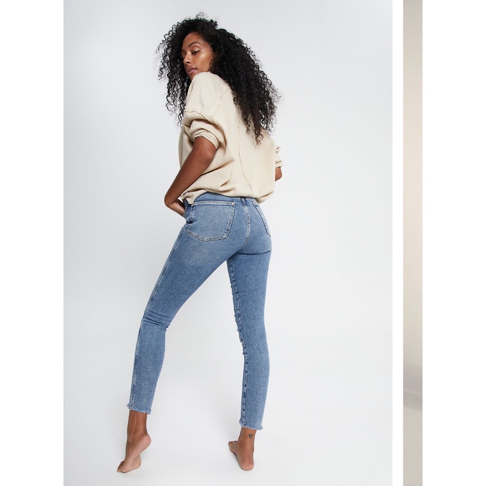Free People Raw High-rise Jegging